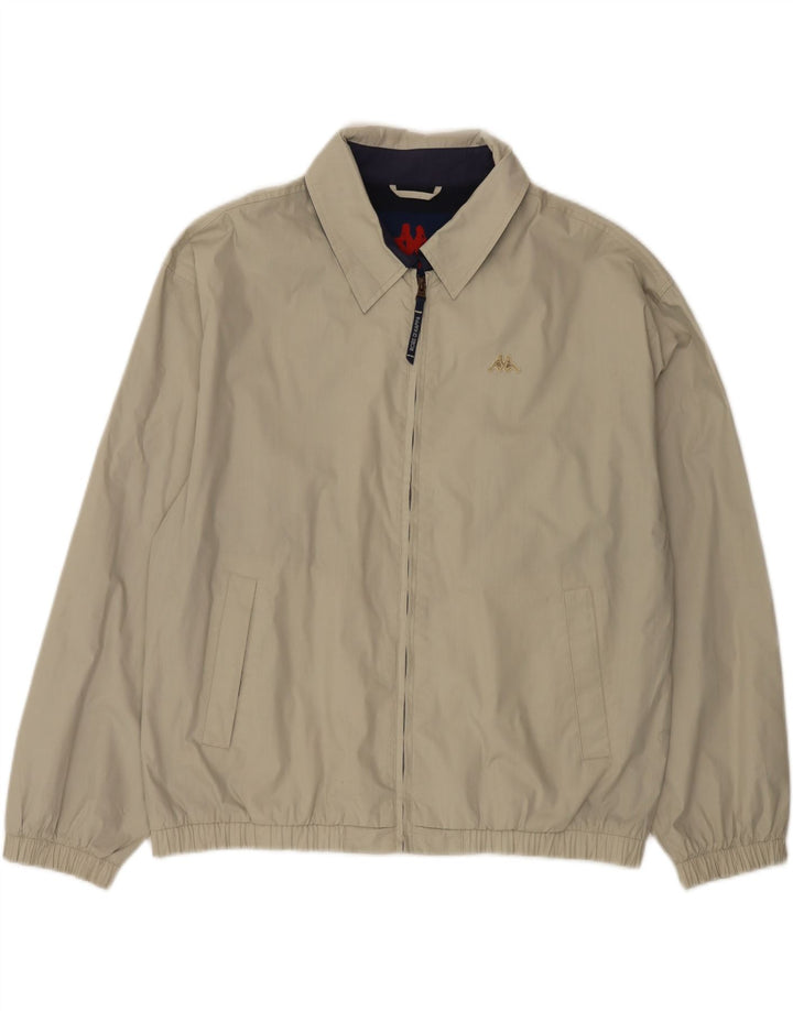 Kappa Veste Bomber Homme UK 40 Large Beige Polyester