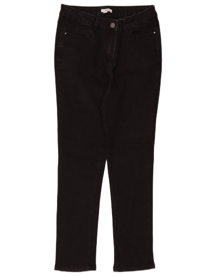 M&Co Jean Slim Femme UK 12 Moyen W30 L27 Coton Noir