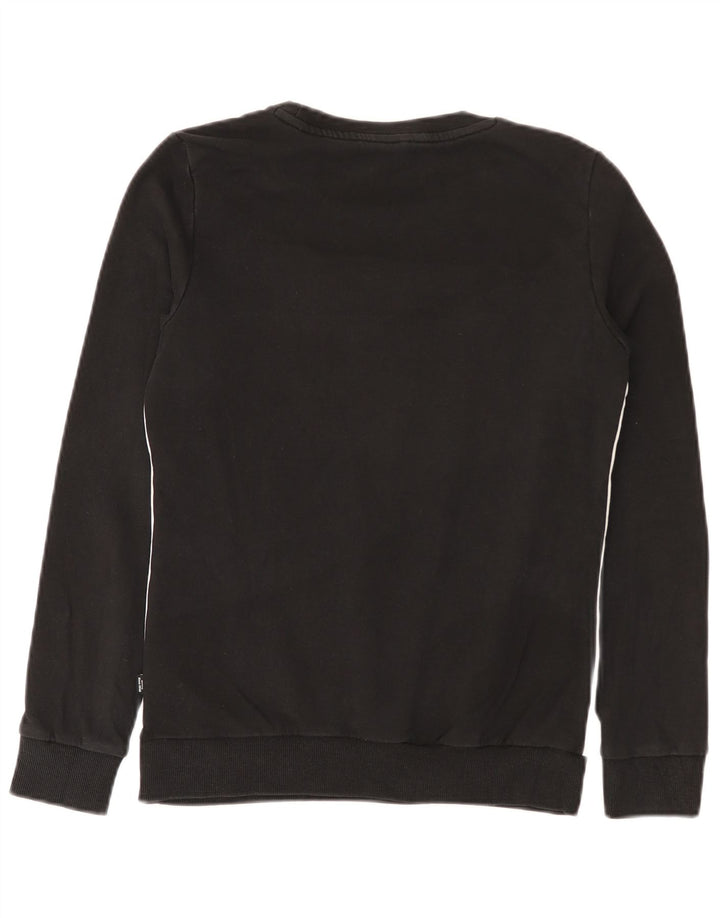 Puma Sweat-shirt graphique pour femme UK 10 Small Noir Colourblock