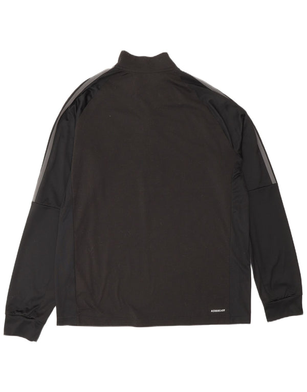Adidas Hommes Pull Survêtement Haut Grand Noir Polyester