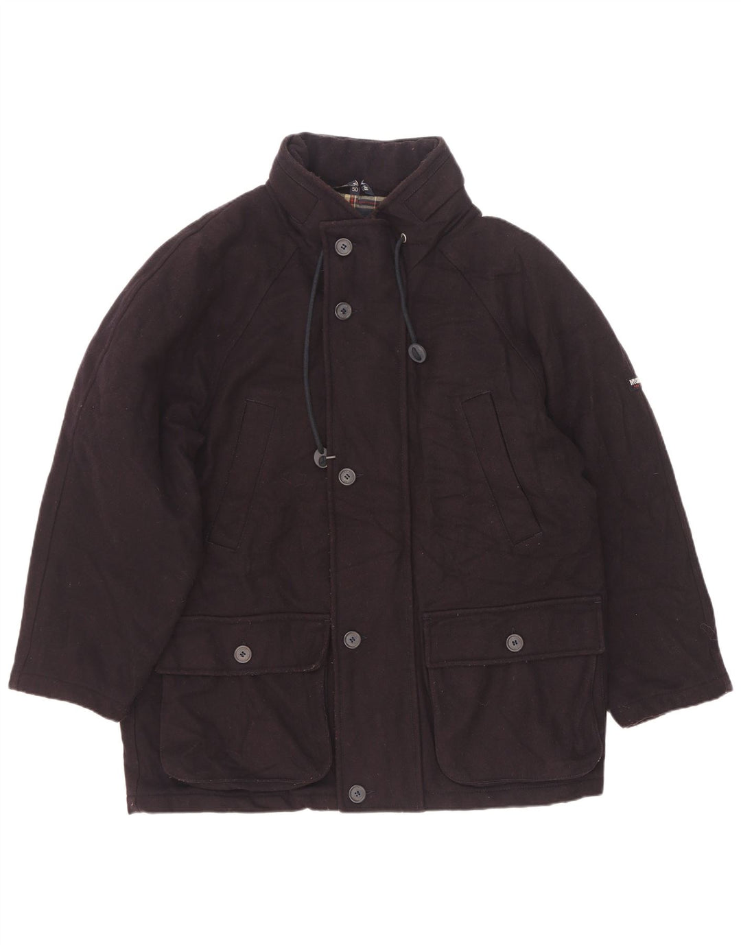 Ivy Oxford Manteau Homme IT 50 Large Bleu Marine Laine