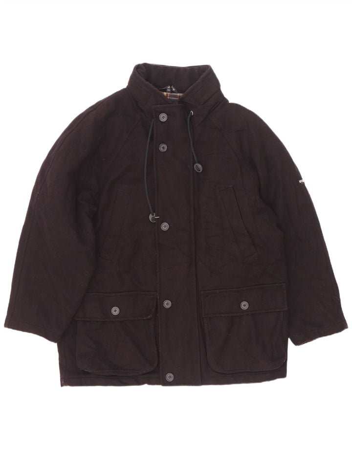 Ivy Oxford Manteau Homme IT 50 Large Bleu Marine Laine