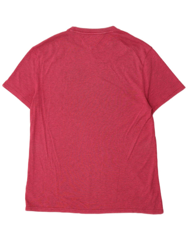 Tommy Hilfiger T-Shirt Homme Top XL Rouge Coton