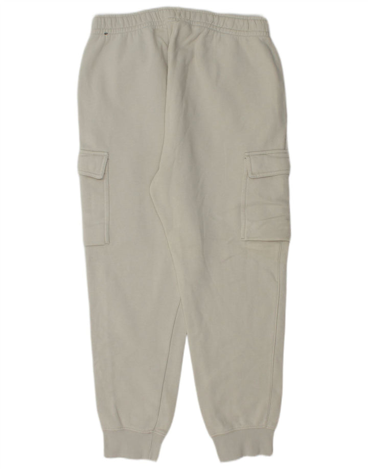 Nike Pantalon de survêtement coupe standard en coton blanc moyen pour homme