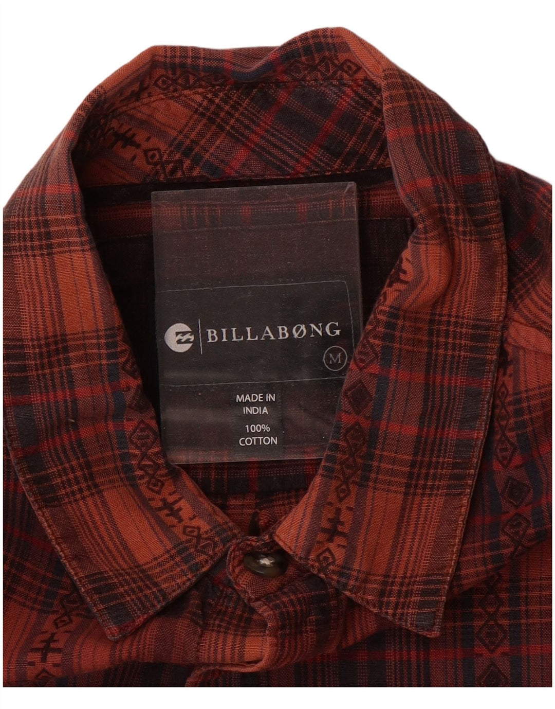 BILLABONG Chemise en Flanelle Homme en Coton à Carreaux Marron Moyen