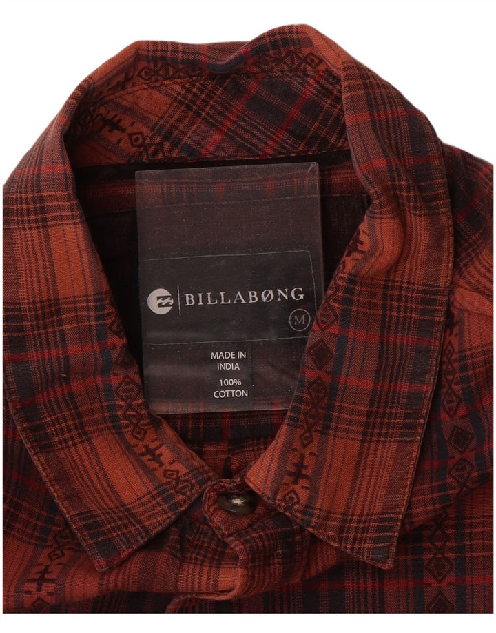 BILLABONG Chemise en Flanelle Homme en Coton à Carreaux Marron Moyen