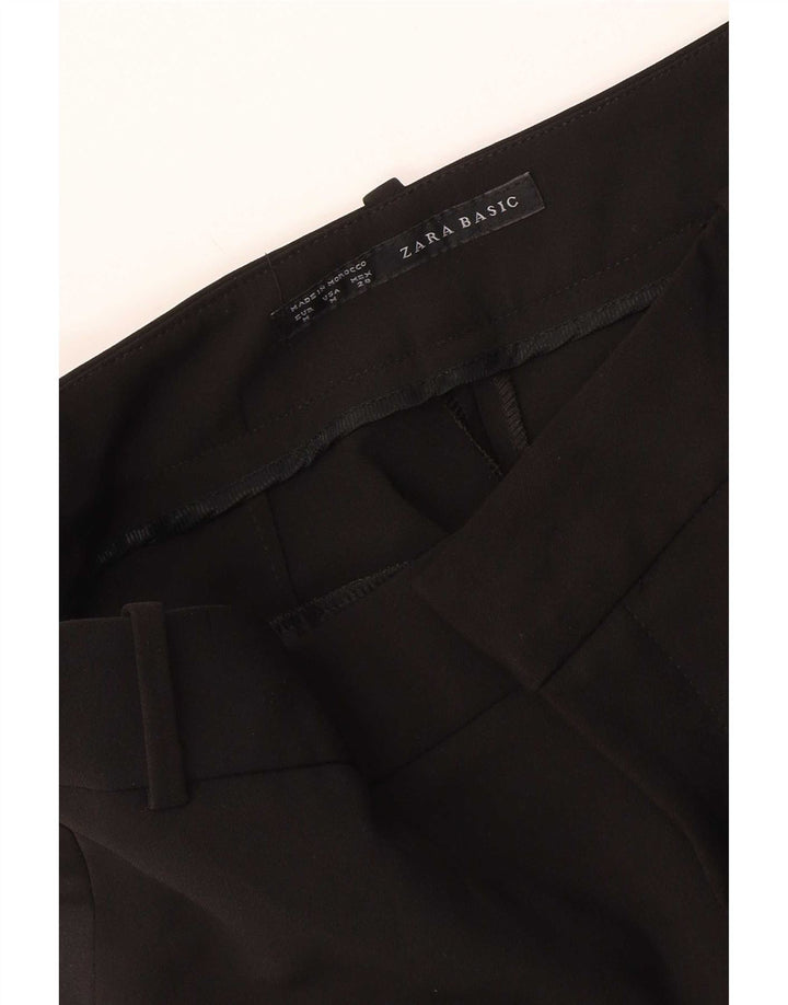Zara Pantalon Chino Slim Femme Moyen W28 L27 Noir