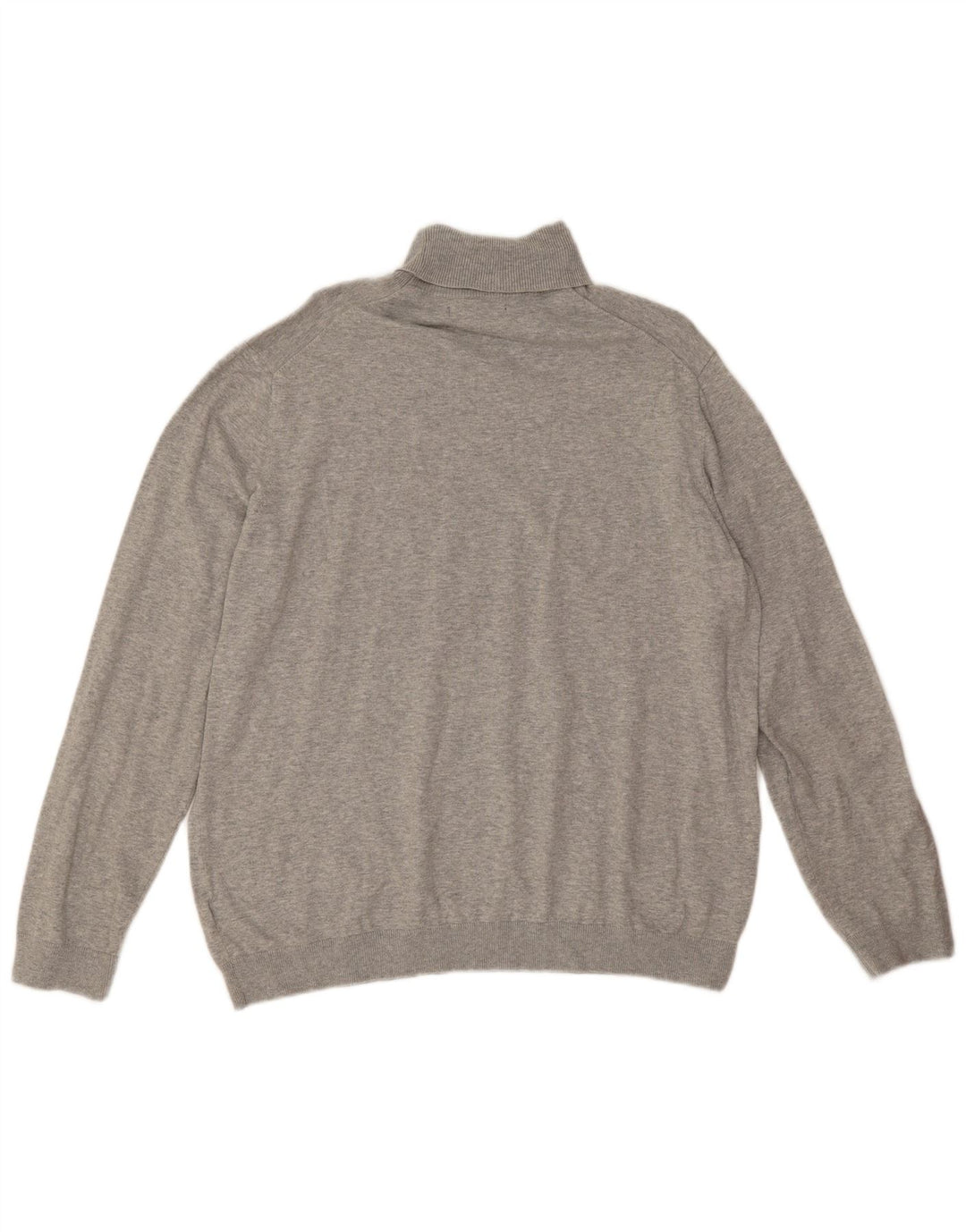 Marks & Spencer Pull Col Roulé Homme XL Gris Coton