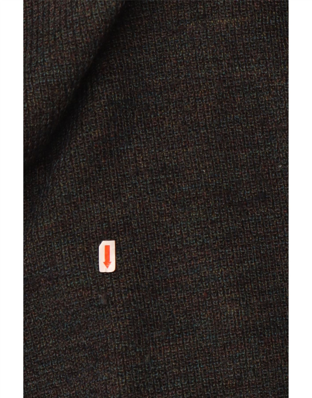 Marz Homme Cardigan Double Boutonnage Pull EU 52 Large Gris Moucheté Laine