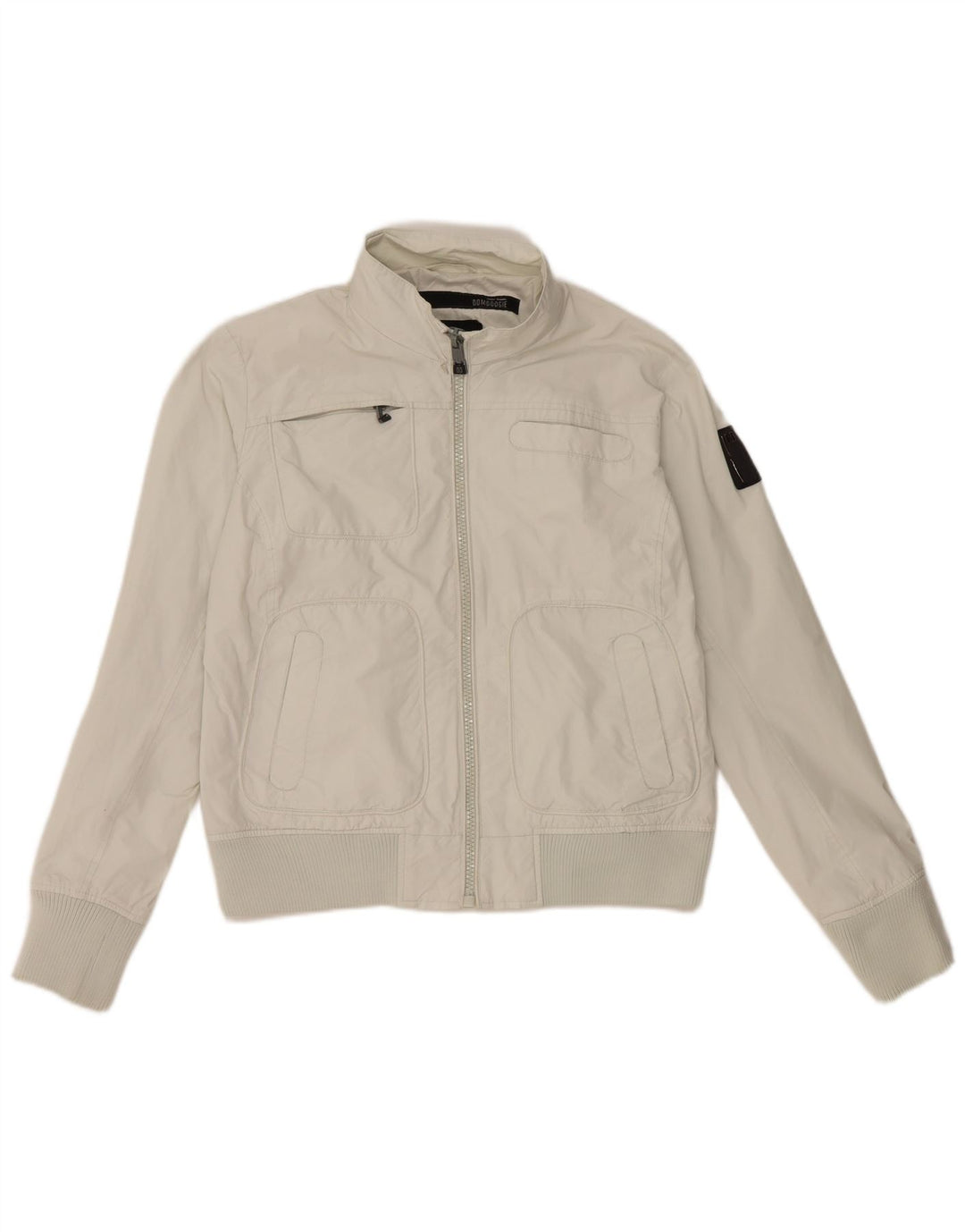 BOMBOOGIE Veste Bomber Femme UK 18 XL Blanc