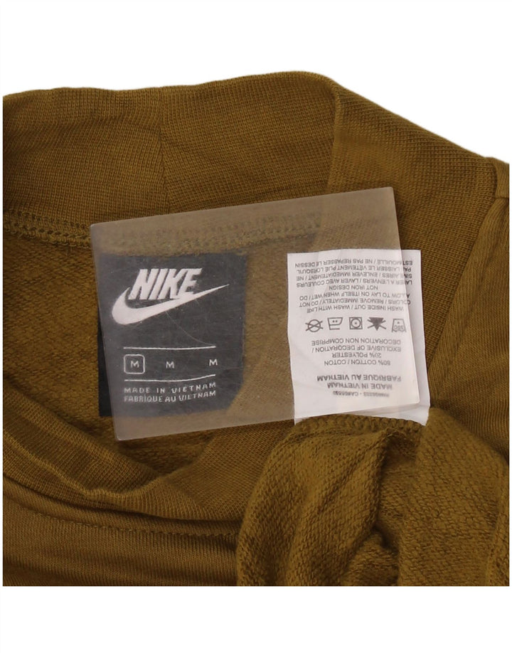 NIKE Sweat-shirt court surdimensionné pour femme UK 14 en coton kaki moyen