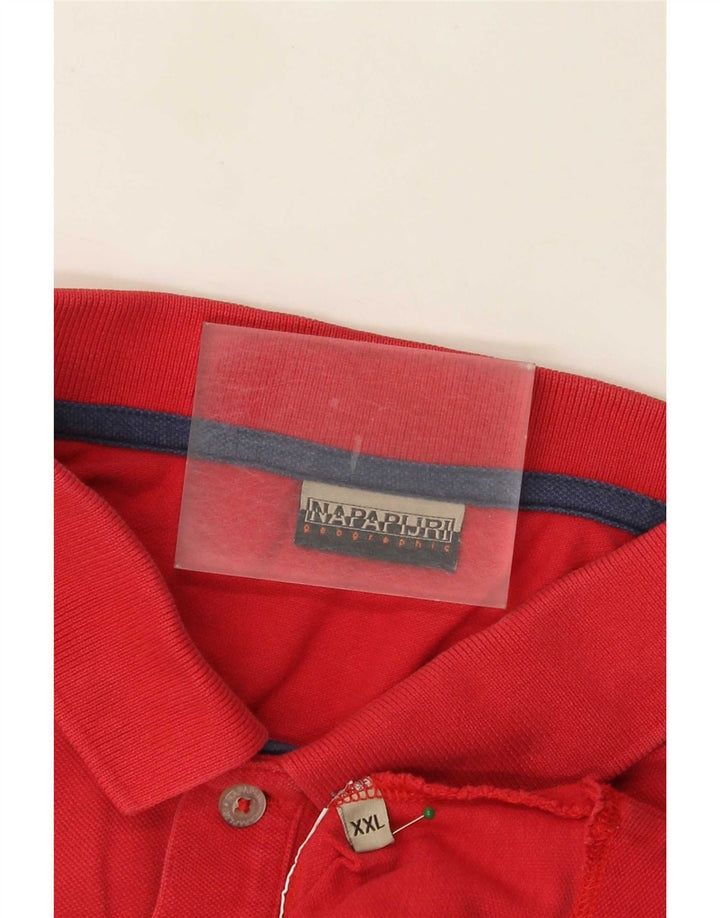 Napapijri Polo Homme 2XL Rouge