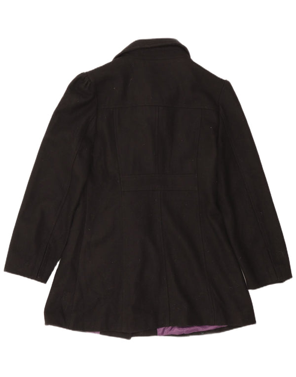 Tirdy Duffle Coat Femme UK 46 Grande Laine Noire