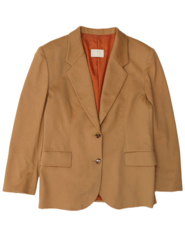 Michelle Veste Blazer 2 Boutons Femme IT 48 XL Laine Beige