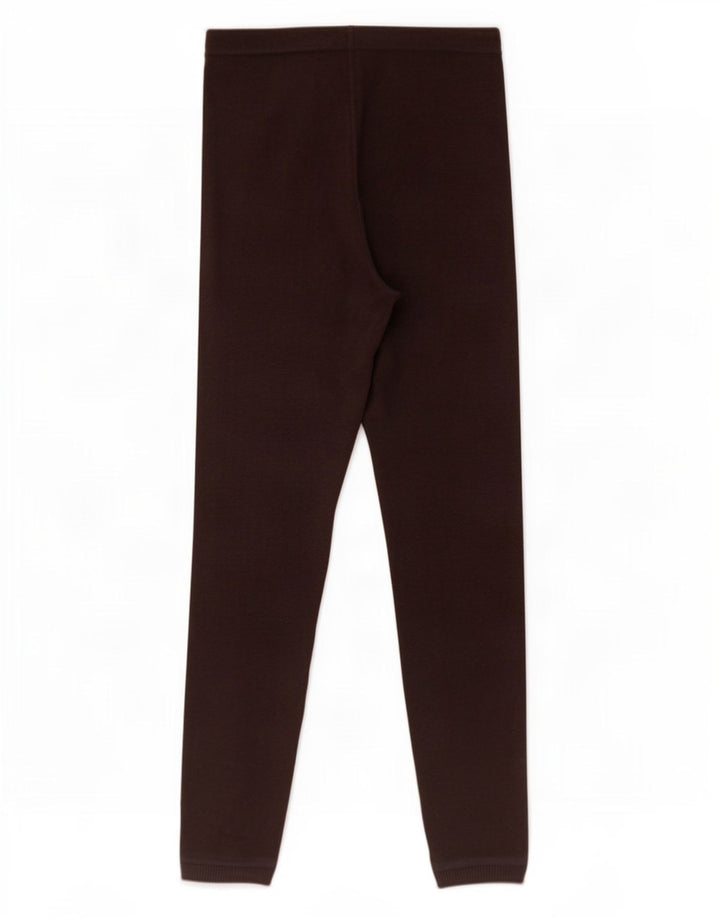 Kenzo Leggings Femme UK 8 Small Laine Marron
