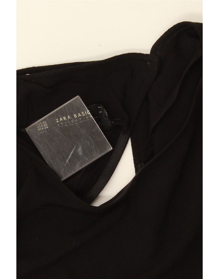 Zara Combishort Femme UK 6 XS Noir