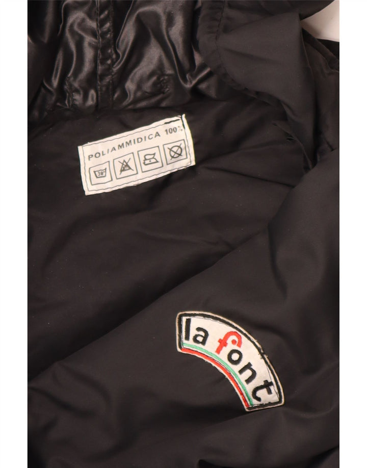 La Font Veste à capuche Racer pour homme UK 38 Medium Noir Colourblock Polyamide