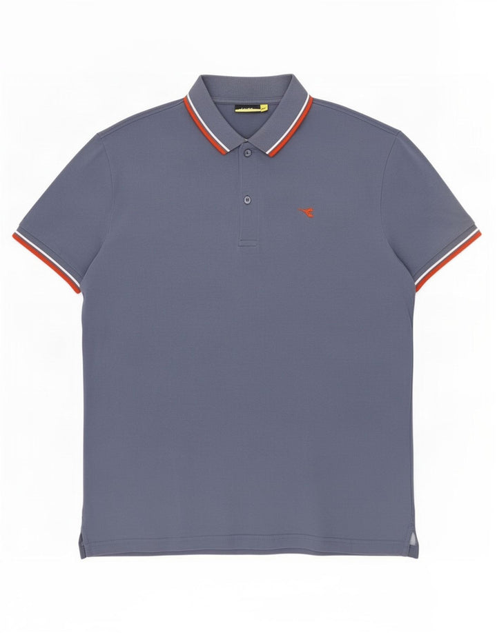 Diadora Polo Homme 2XL Bleu Coton