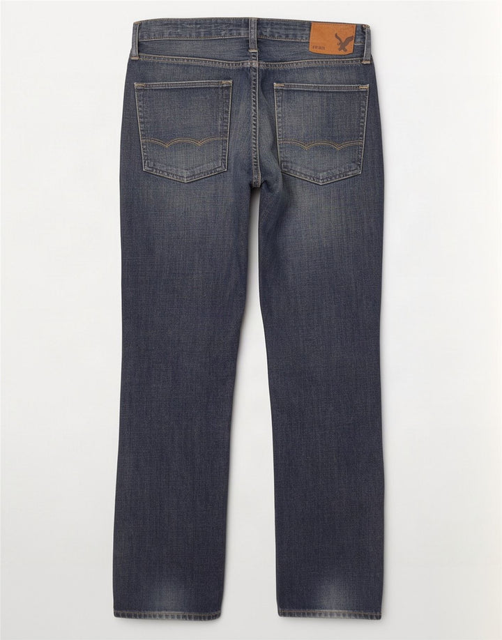 American Eagle Jean droit homme W33 L32 bleu coton
