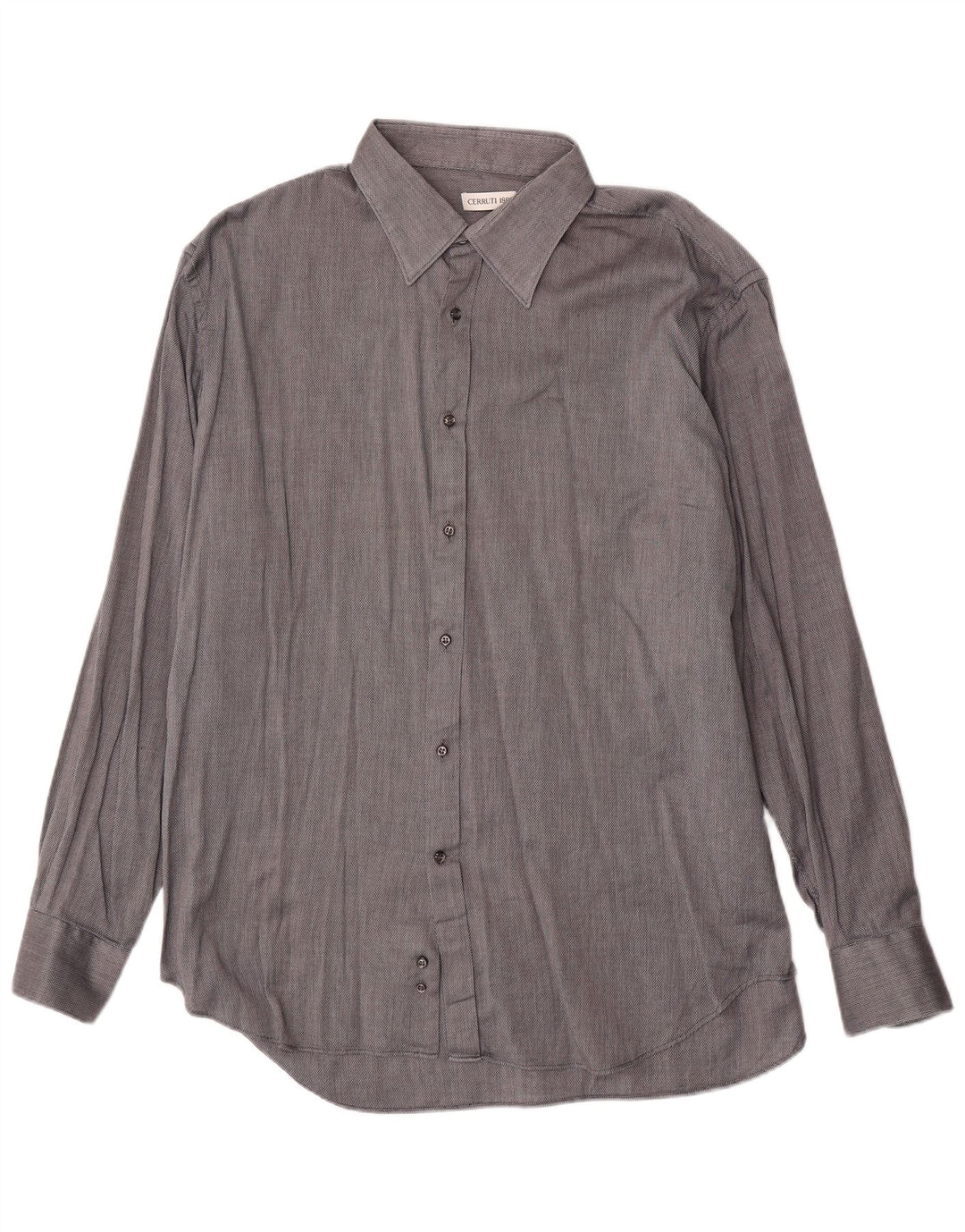 CERRUTI 1881 Chemise Homme Taille 18 2XL Gris Coton