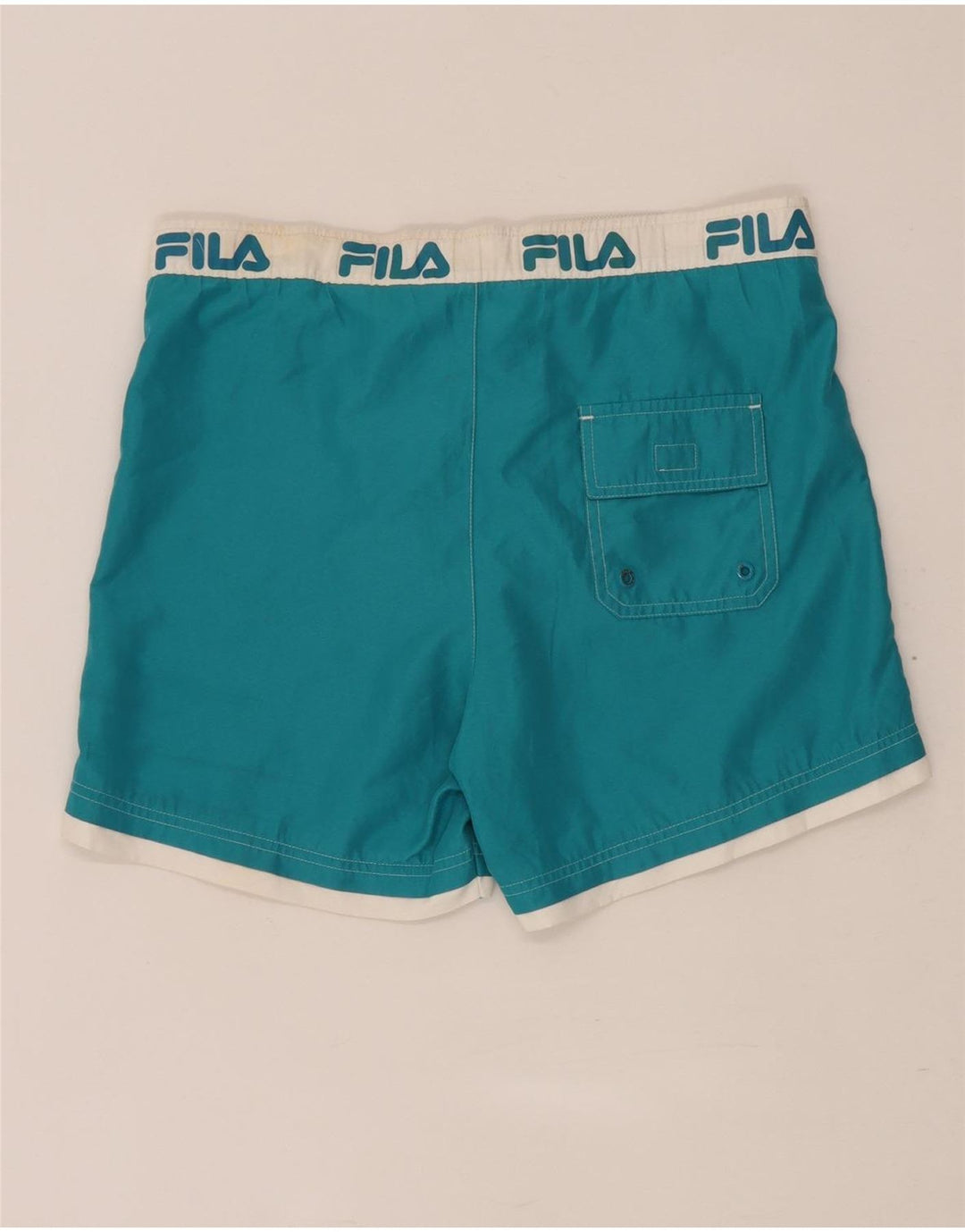 Fila Short de Bain Graphic Regular Homme Turquoise Moyen Colourblock