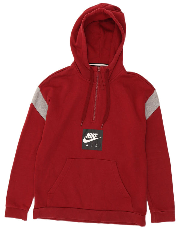 Nike Pull à capuche en coton rouge moyen pour homme