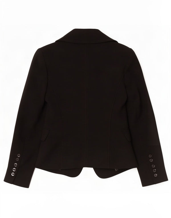 Zara Veste Blazer 1 Bouton Femme EU 36 XS Noir