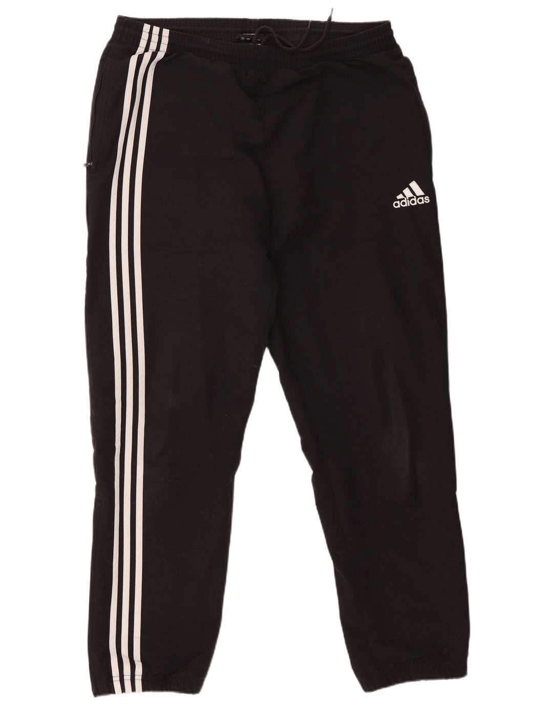 Adidas Pantalon de survêtement pour homme UK 40/42 Medium Noir Polyester