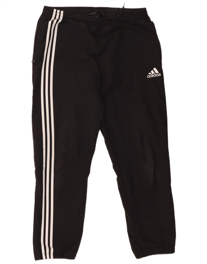 Adidas Pantalon de survêtement pour homme UK 40/42 Medium Noir Polyester