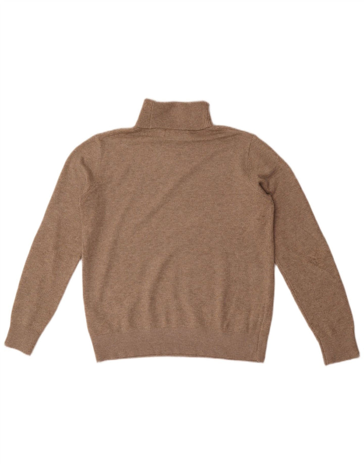 Marks & Spencer Pull surdimensionné à col roulé pour femme UK 6 XS Beige