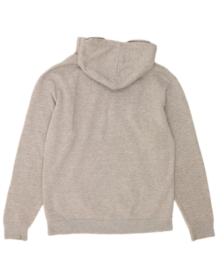 Zara Pull À Capuche Homme Gris Moyen Moucheté Coton