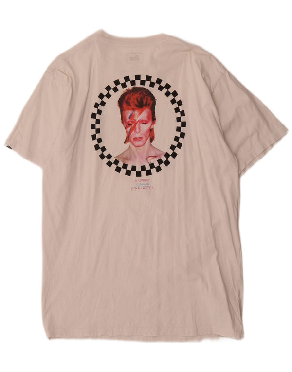Vans T-shirt graphique coupe classique pour hommes, grand coton blanc