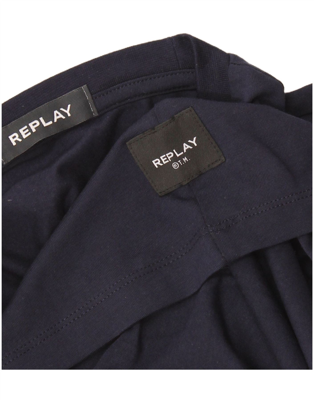 Replay T-Shirt Homme Bleu Marine Moyen