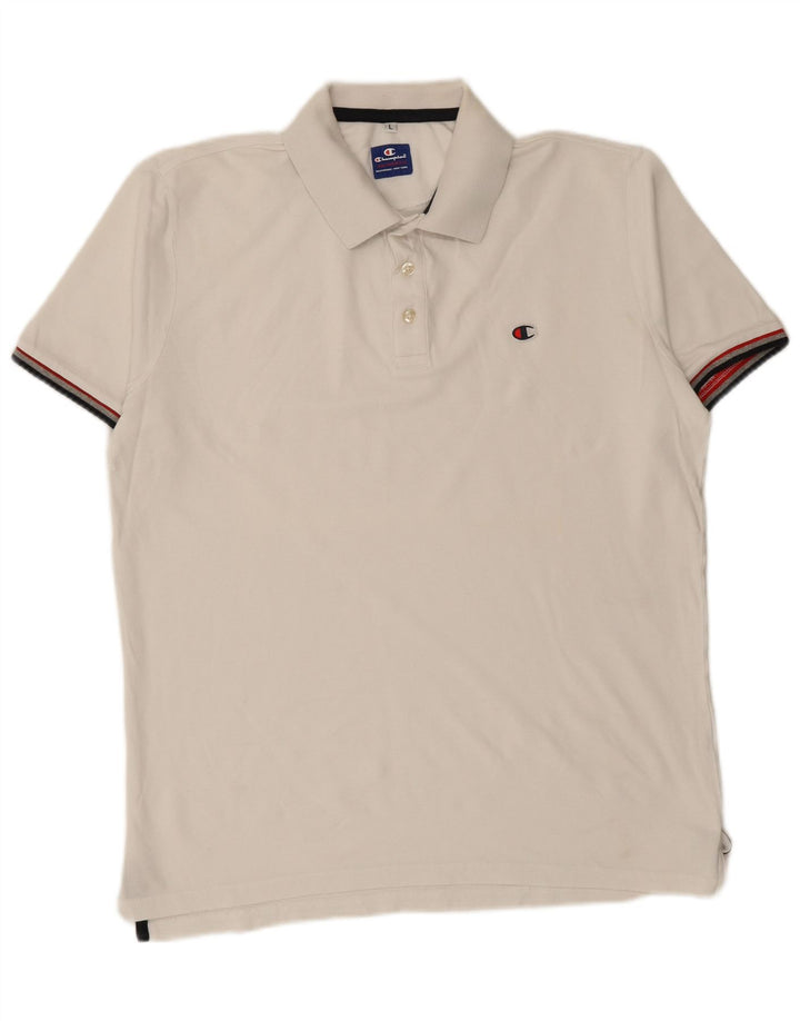 CHAMPION Polo Homme Grand Blanc