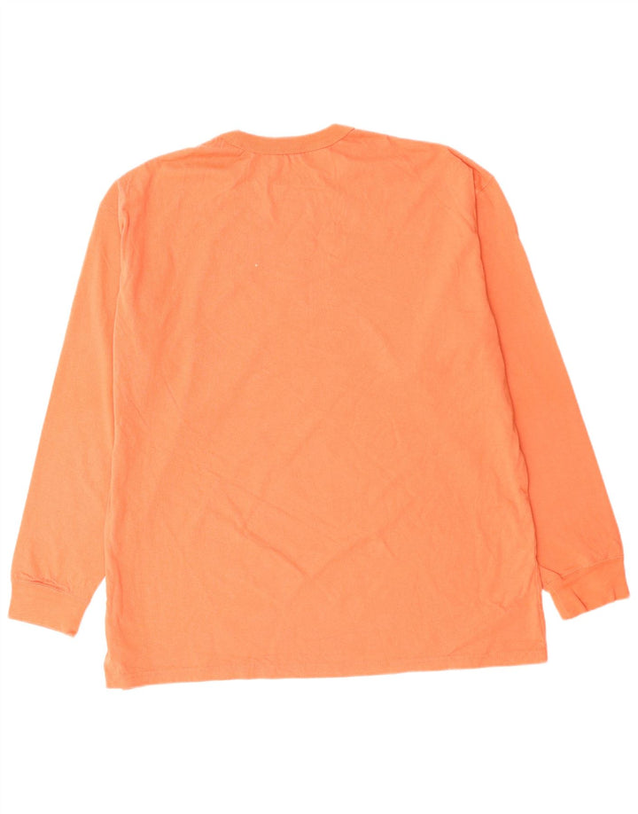 NIKE Haut coupe ample à manches longues XL en coton rose pour homme