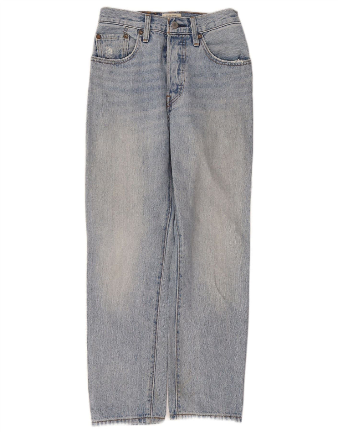 Levi's Jean Droit 501 Femme W26 L26 Bleu Coton