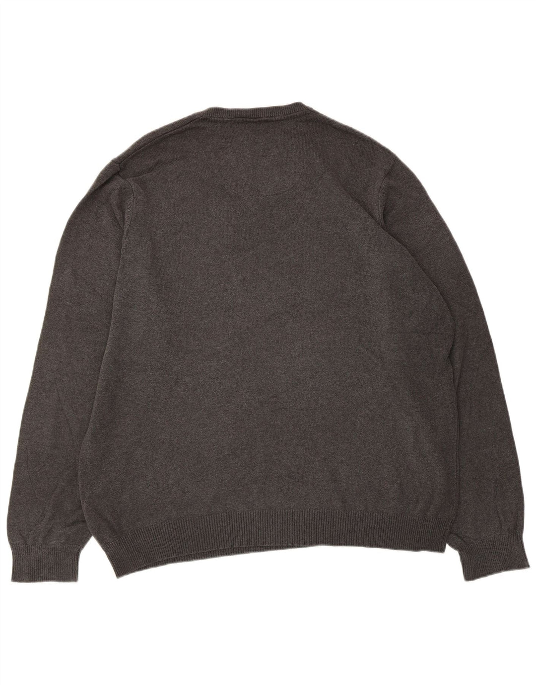 Marks & Spencer Pull col V pour homme XL Gris Coton