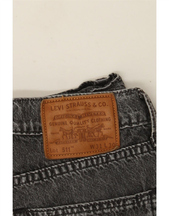 Levi's Jean Slim 511 Homme W31 L30 Gris Coton