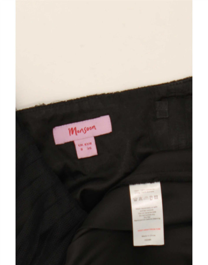 Monsoon Robe bustier surdimensionnée pour femme UK 8 Small Noir Polyester