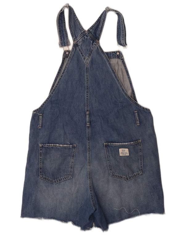 Gap Womens Distressed Salopette Denim Short Moyen W36 Bleu Coton