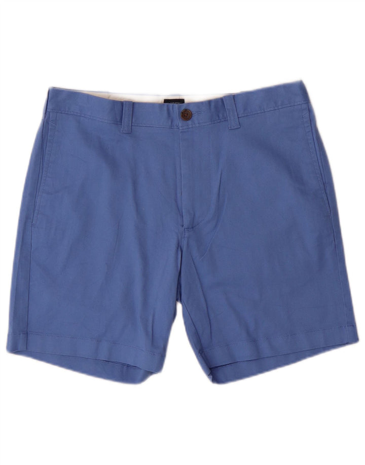 J. Crew Short Chino Homme W30 Bleu Moyen Coton Classique