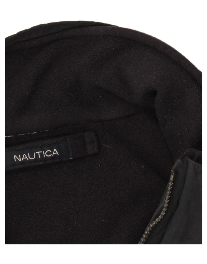 Nautica Veste coupe-vent pour homme UK 42 XL Noir Polyester
