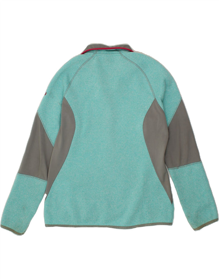 ICEPEAK Womens Tracksuit Top Jacket IT 44 Medium Blue Colourblock Vintage Icepeak and Second-Hand Icepeak from Messina Hembry 