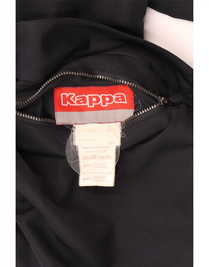 Kappa Veste réversible pour homme UK 42 XL Noir Polyester