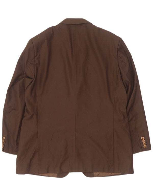 Pierre Cardin Veste Blazer 2 Boutons Homme IT 58 4XL Marron