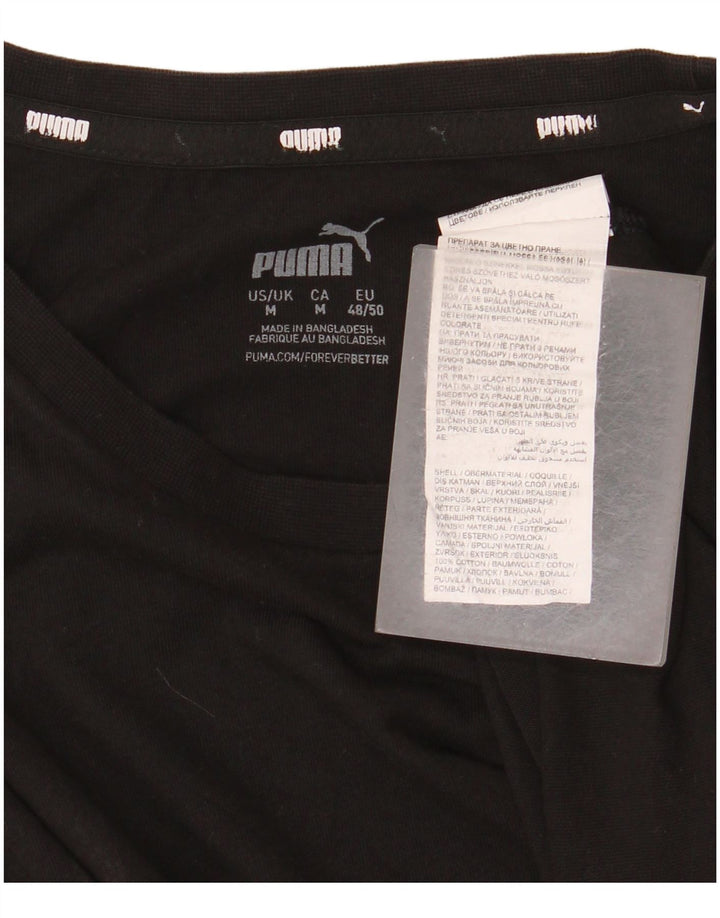 Puma T-Shirt Homme Noir Moyen Coton
