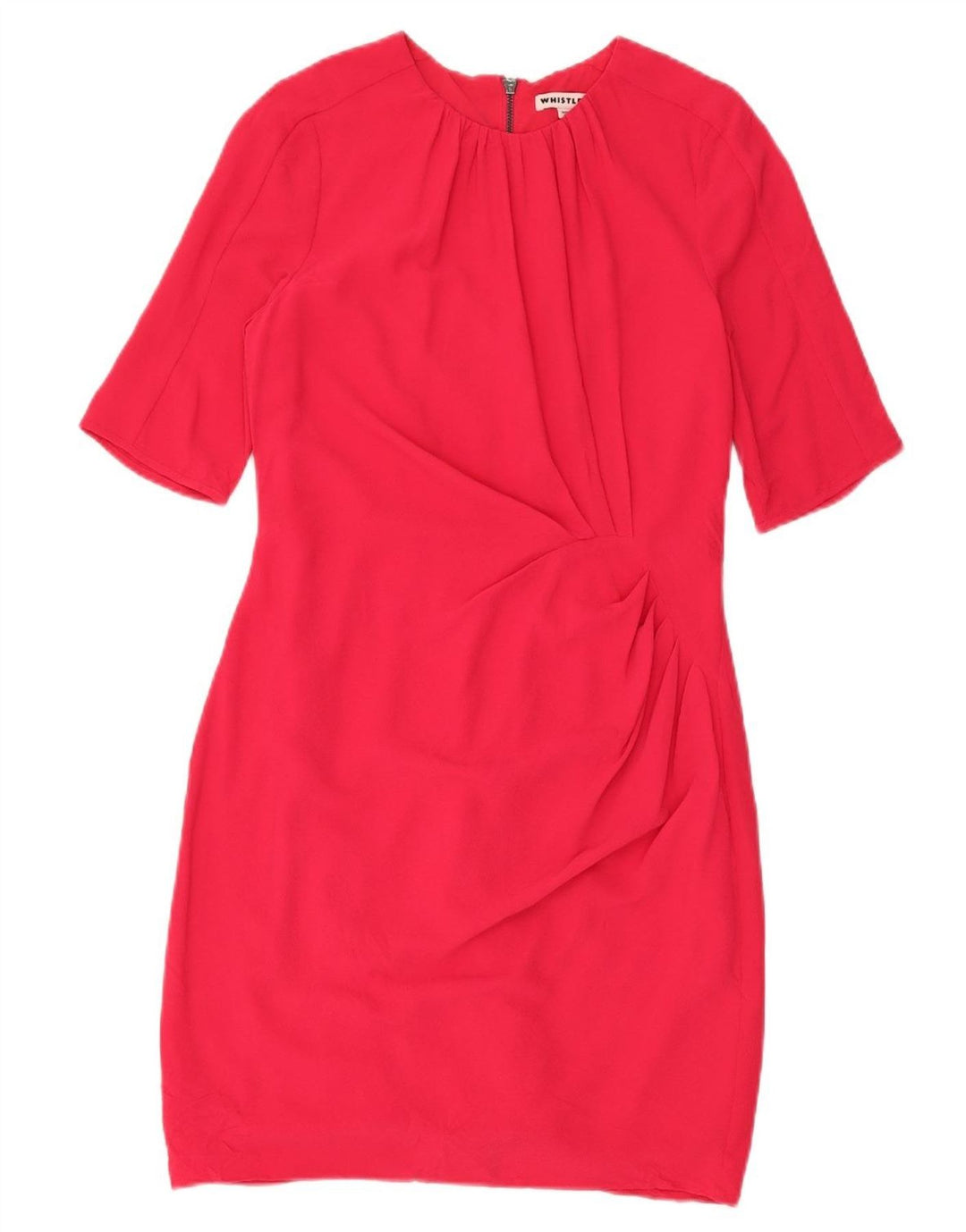 Whistles Robe fourreau pour femme UK 42 Rouge moyen Polyester