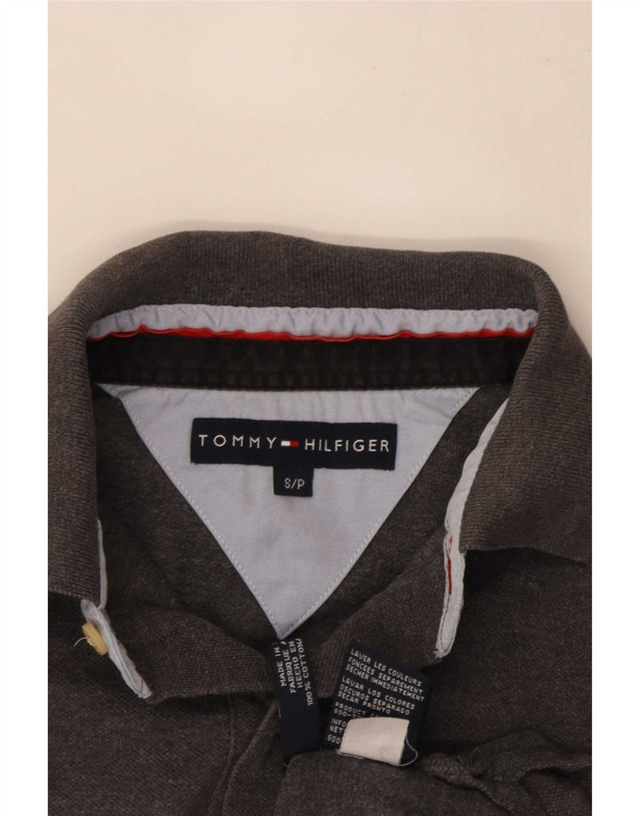 Tommy Hilfiger Polo Homme Petit Gris Coton