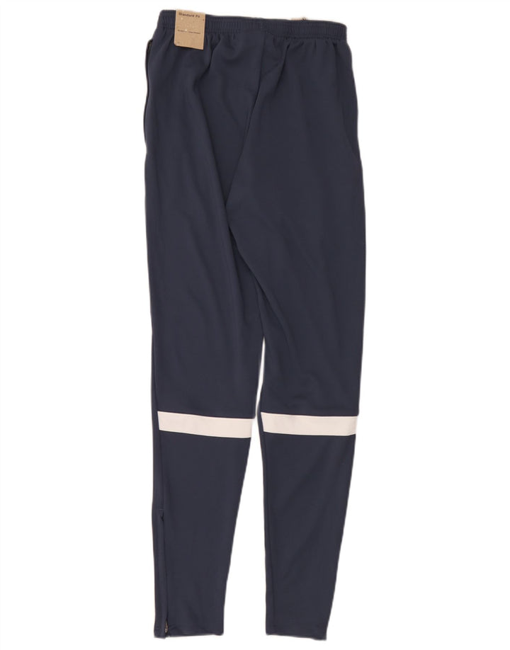 Nike Pantalon de survêtement Dri Fit pour homme Taille S Bleu marine Colorblock Polyester