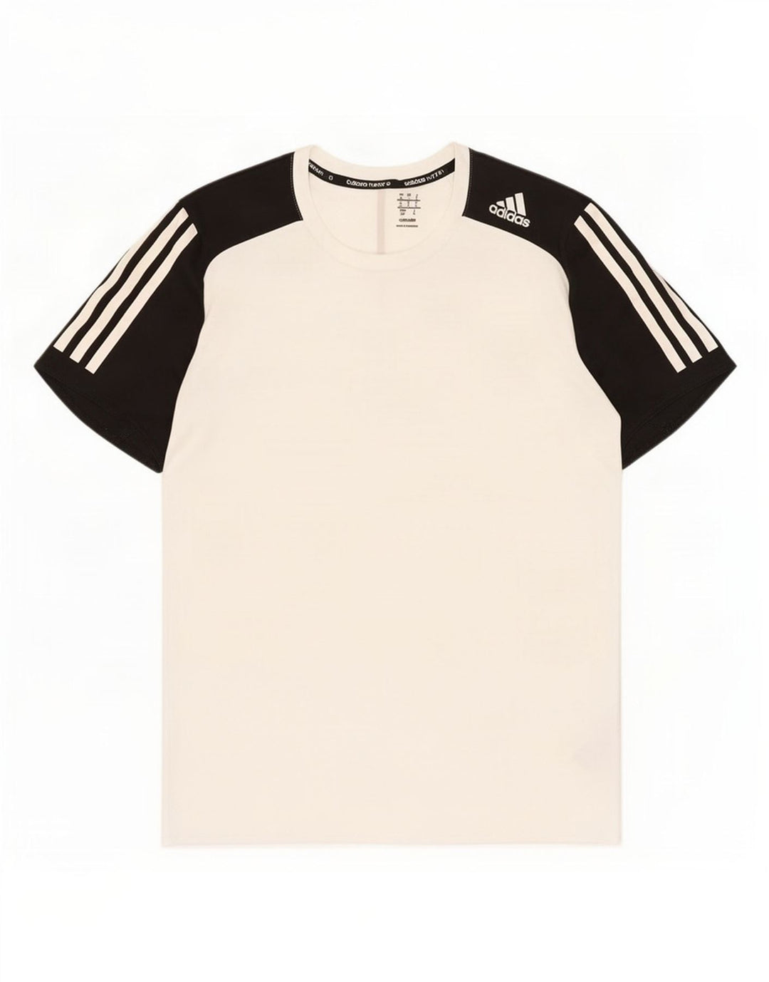 Adidas Climalite T-Shirt Haut Petit Blanc Colorblock Polyester